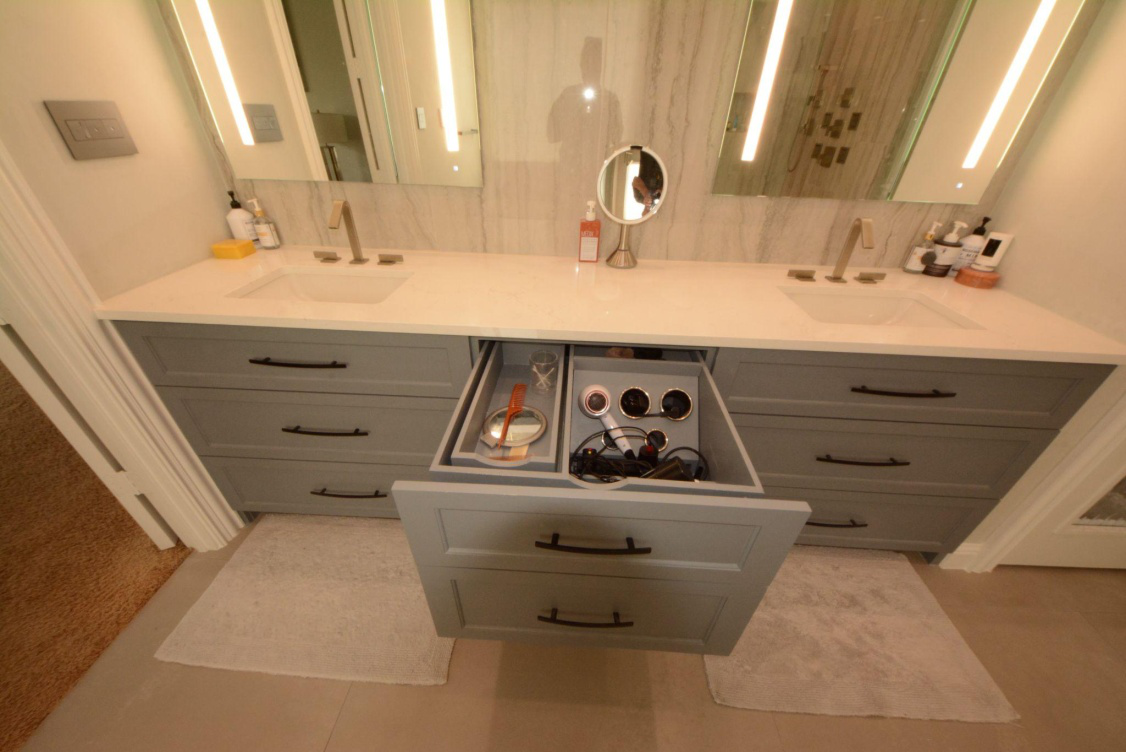  A bathroom vanity